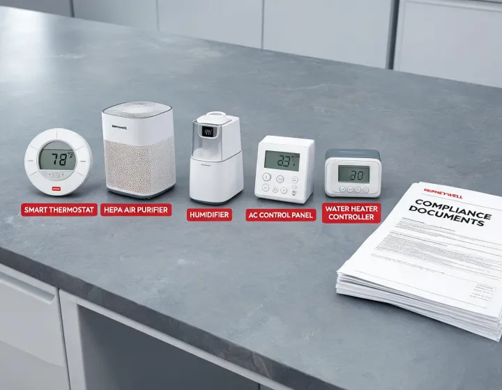 Honeywell home climate appliance sourcing display