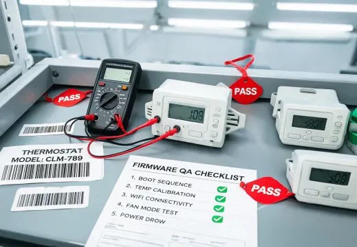 Thermostat QA bench