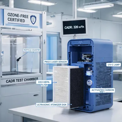 blue air purifier