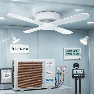 flush mount ceiling fan